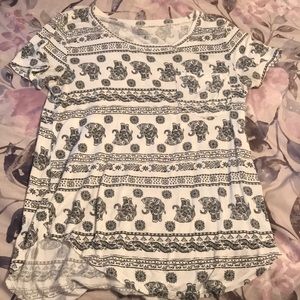 Very cute elephant stretchy t shirt